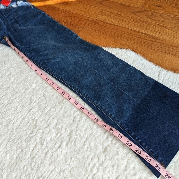Spanx cropped flare jeans denim medium wash xs NEW - Picture 15 of 16